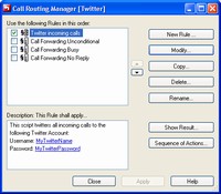 Call Routing Manager