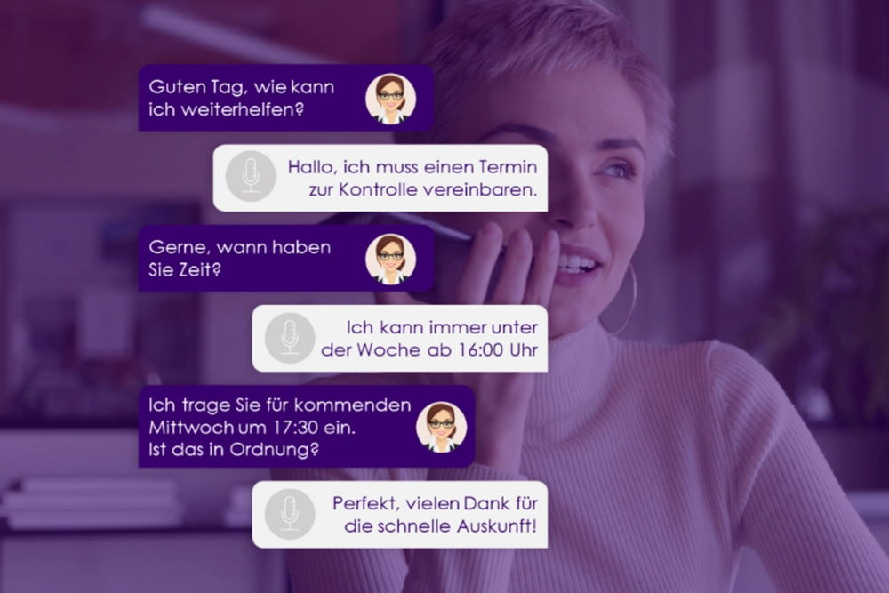 Chatverlauf Chatbot